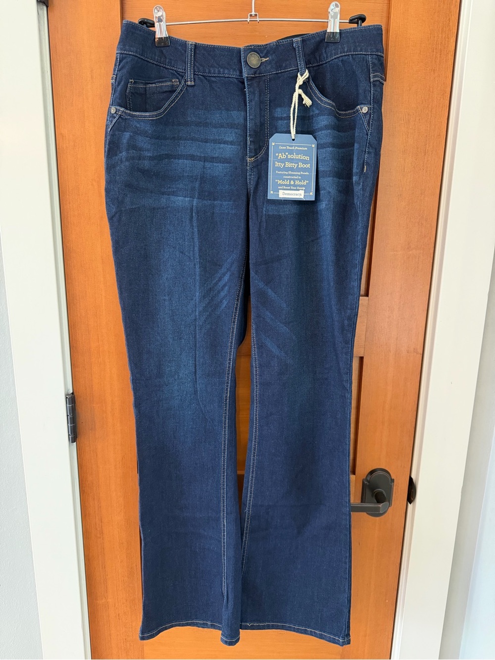 Democracy Denim “Ab”Solution Itty Bitty Bootcut Jeans Size 14w NWT